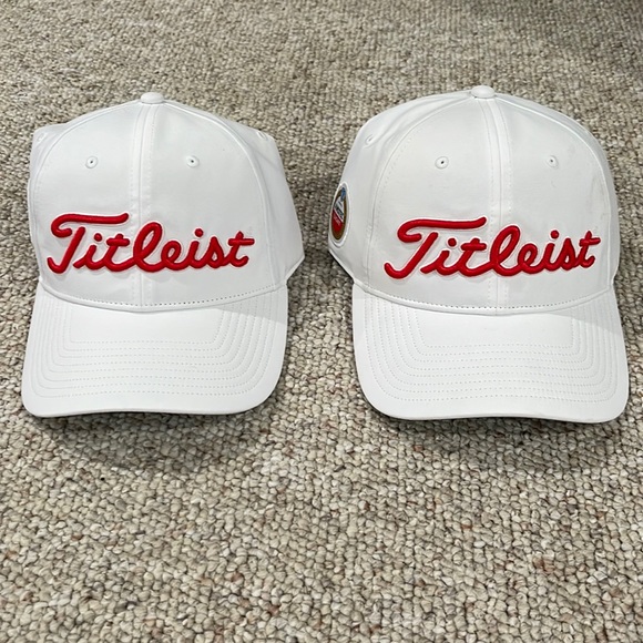 Titleist Accessories Sold Titleist White Golf Hats Poshmark